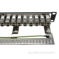 24 Port RJ45 Ethernet Keystone Patch Panel